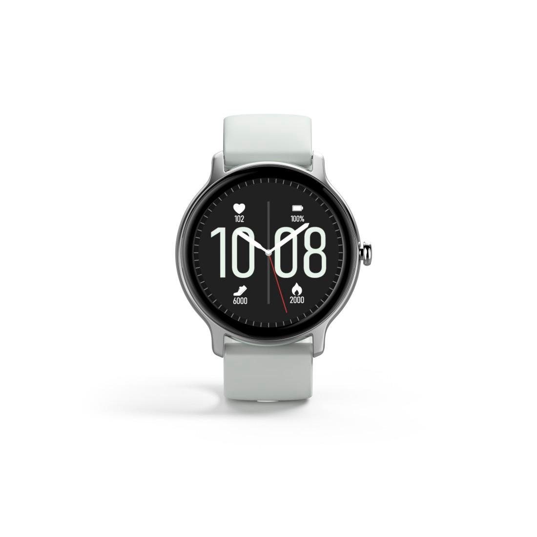 Hama Smartwatch Damen Herren, Fitnesstracker, wasserdicht, Blutsauerstoff Smartwatch (2,79 cm/1,09 Zoll), Herzfrequenz, Timer, Schritte, Kalorien, Schlaf, Stress, Tempo, Musik