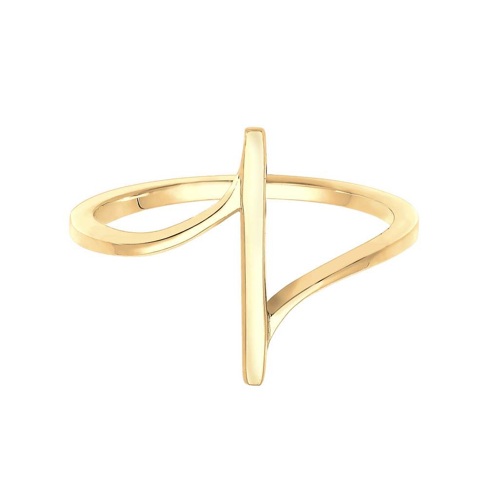 Elli Elli Bague Bague à ruban Géo Formes Cool Basic Minimal Bague