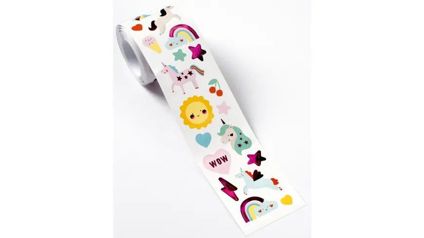 folia Stickerrolle UNICORN 352 Teile 4 m