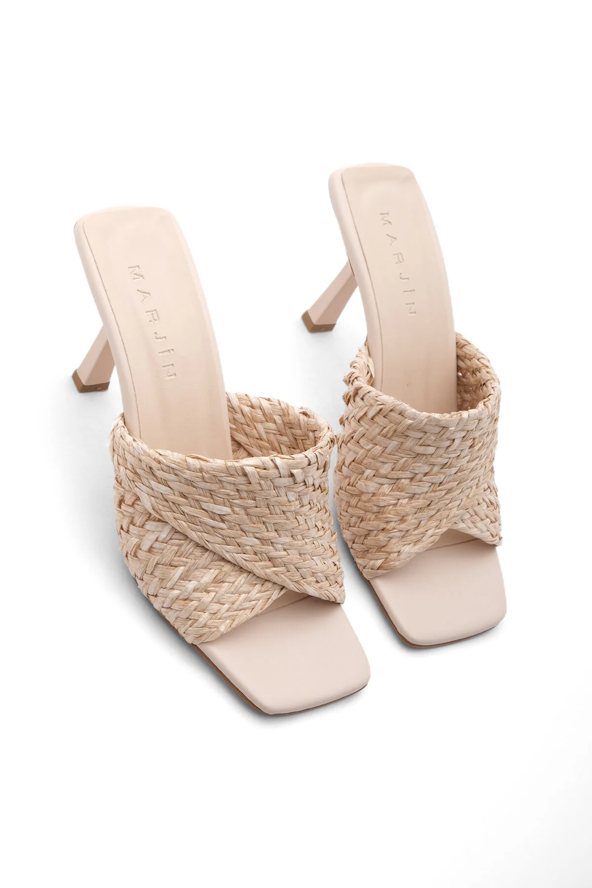Marjin  Pantolette - Beige - Pfennigabsatz/Stiletto