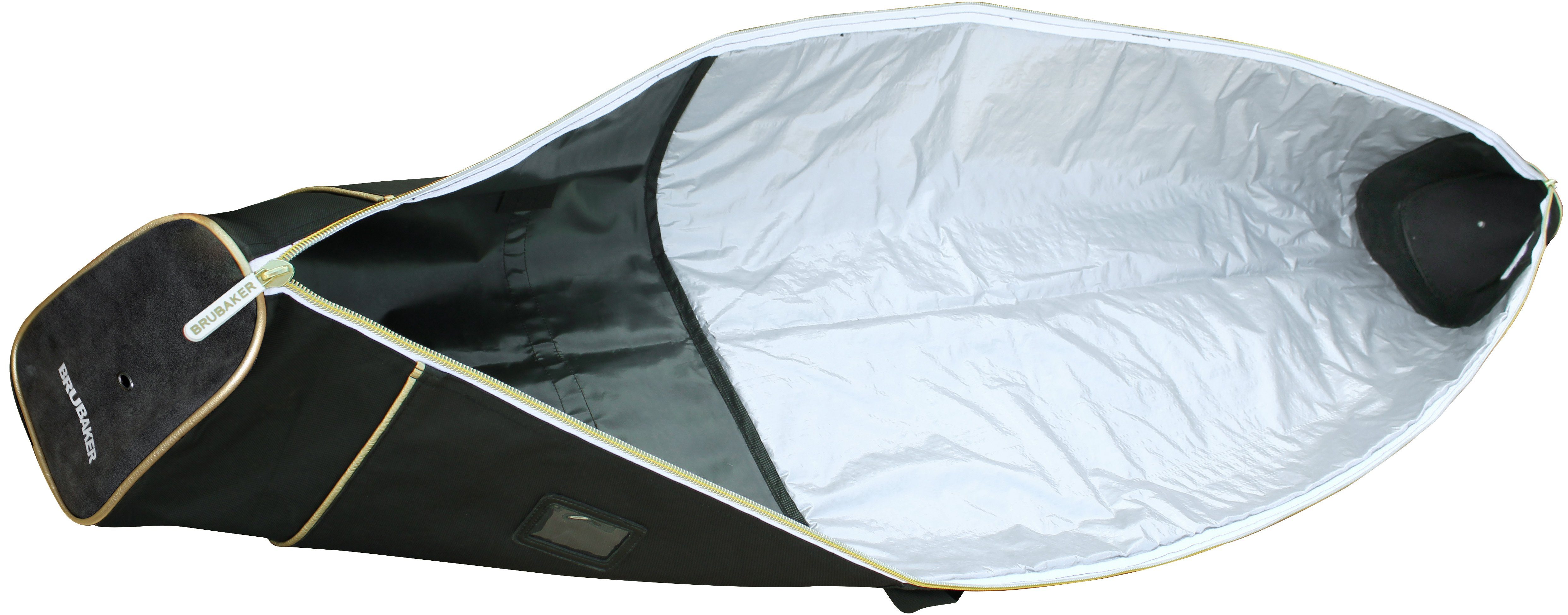 BRUBAKER Sporttasche Carver Grenoble Skitasche Kombi Set (2-tlg., reißfest und nässeabweisend), Skisack und Skischuhtasche für 1 Paar Ski