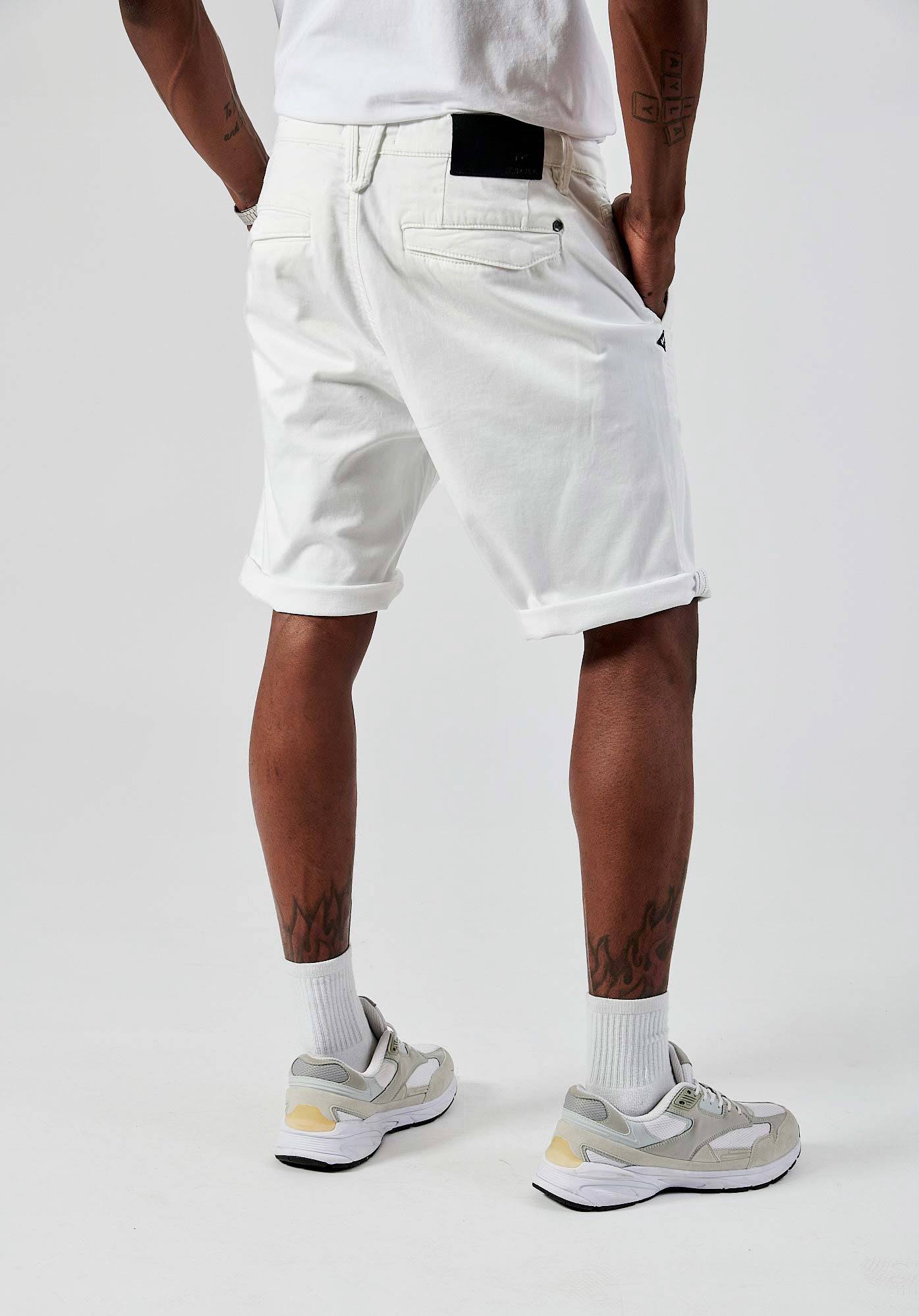 IRMIX  Bermuda blanc Homme