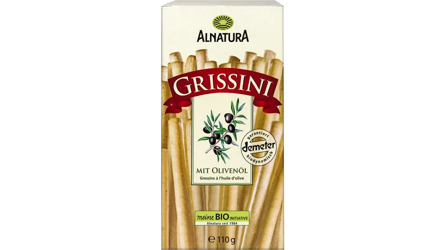 Alnatura Bio Grissini Olivenöl 110 g