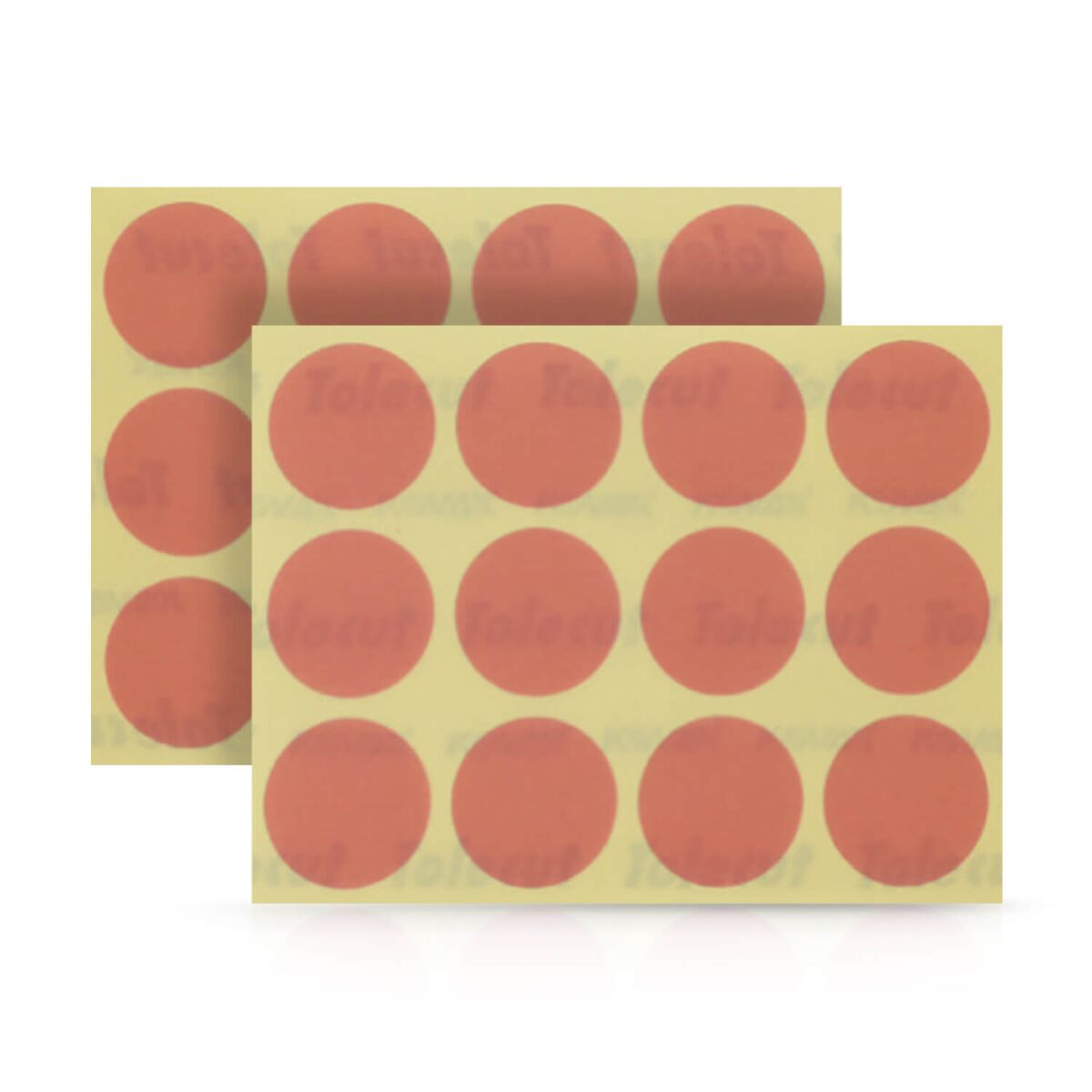Kovax Tolecut Stick-On Schleifblüten P1500 pink 1 Bogen 12 Stück