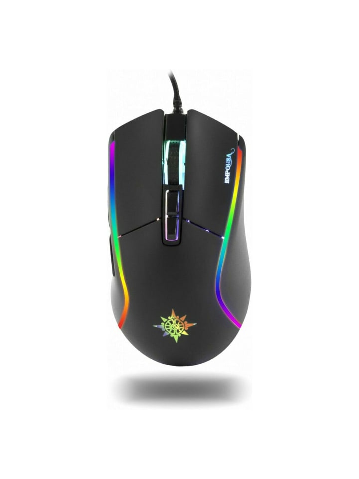Inca Inca IMG-GT16 PRO Optisch Gaming Maus 6400 DPI RGB-Logo-Effekt in schwarz günstig kaufen onesize