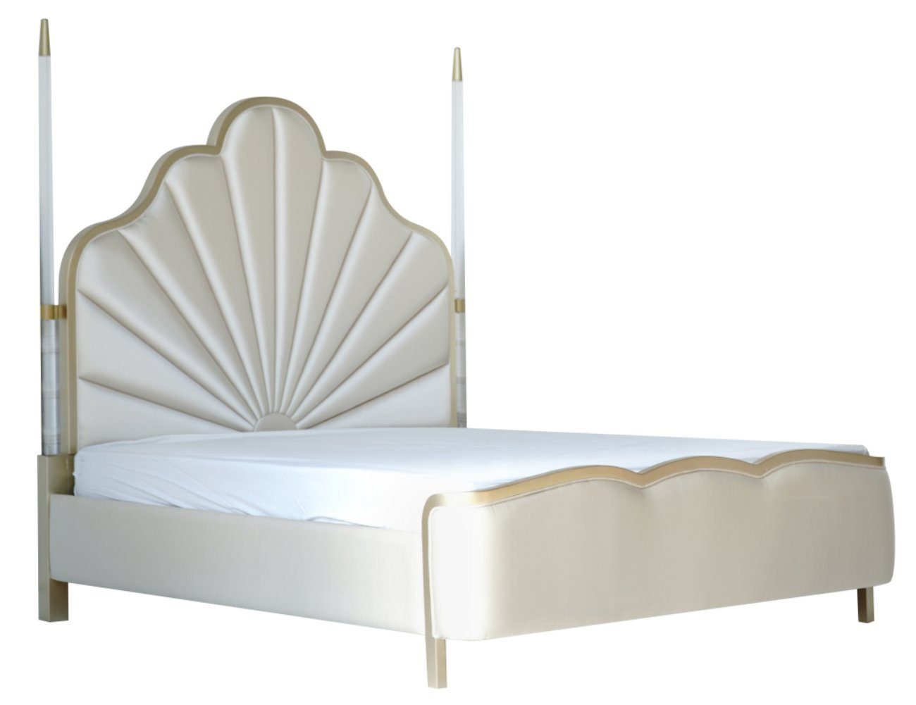JVmoebel Bett Bett Leder Polster Schlafzimmer Ehe 180x200 Designer Doppelbett (Bett), Made in Europe