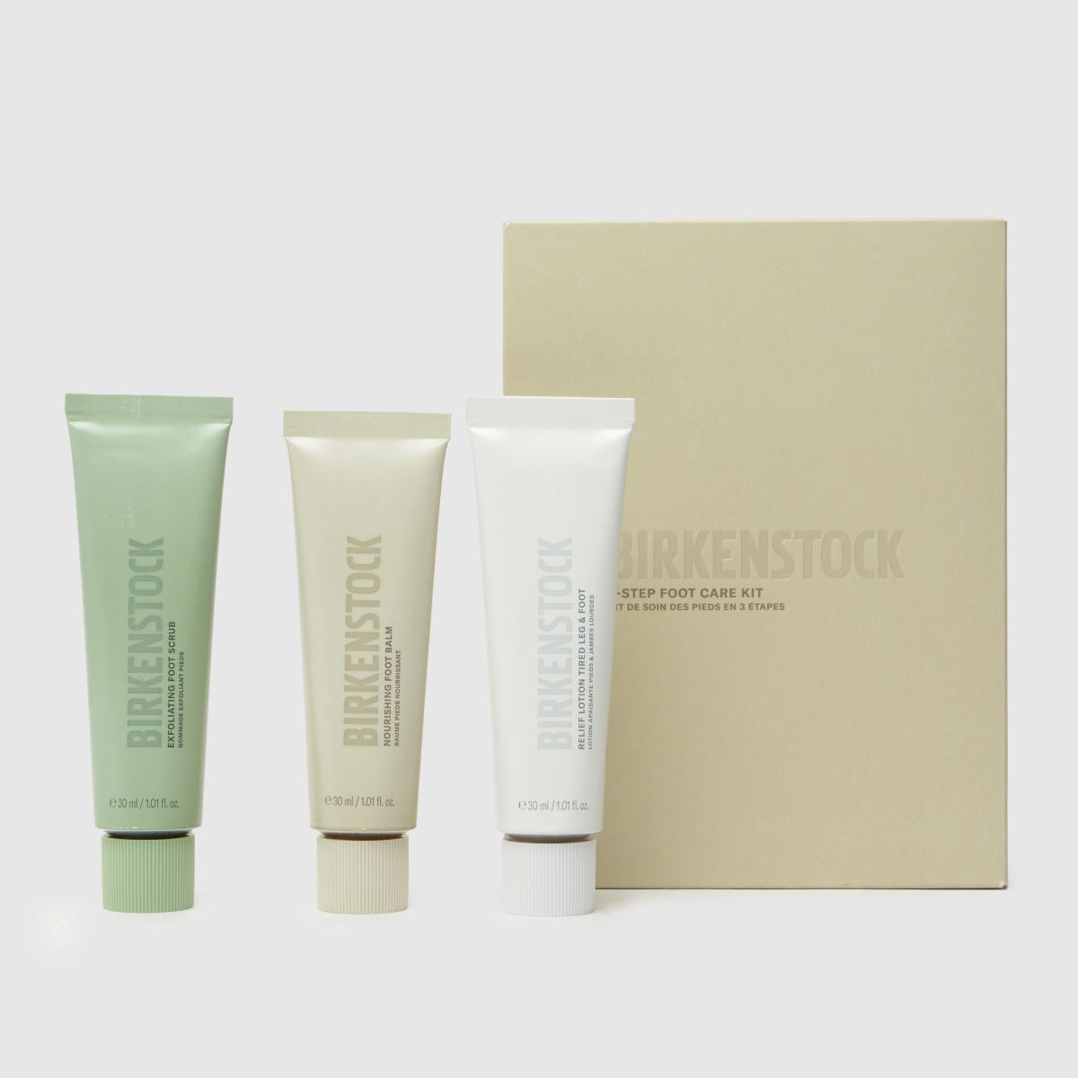 BIRKENSTOCK átlátszó 3 lépéses lábápoló készlet 3x30ml