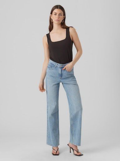 Vero Moda Shirttop VMBIANCA SL SQUARE NECK TOP JRS NOOS