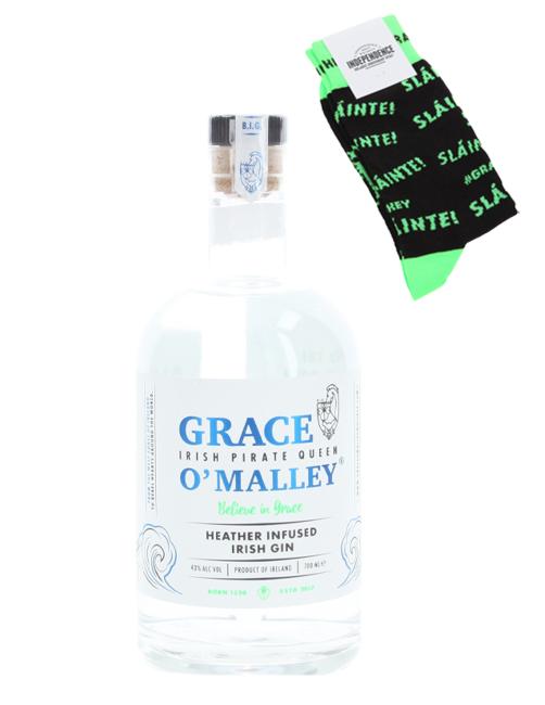 Grace O`Malley Heather Infused Gin inkl. gratis Socken Grace O'Malley 0,7 l·43 % vol