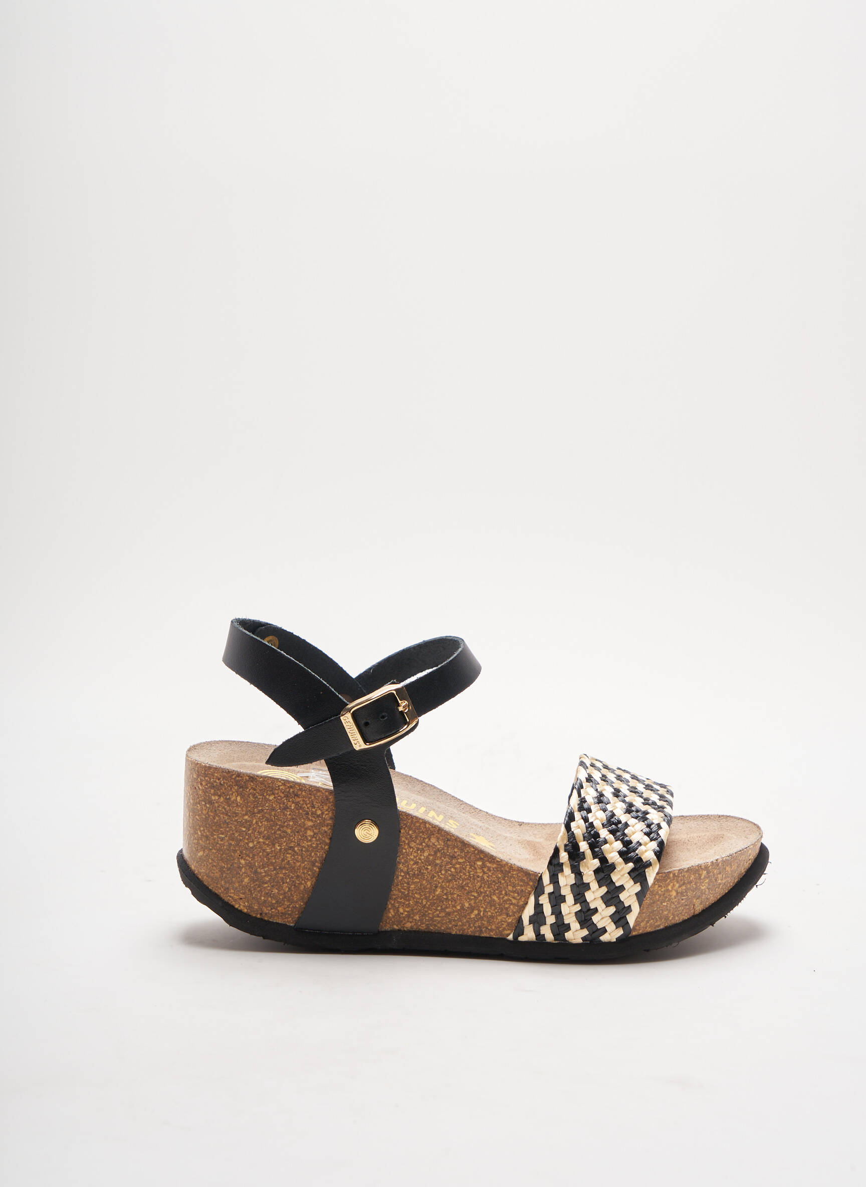 Genuins Sandales Nu Pieds Femme couleur noir