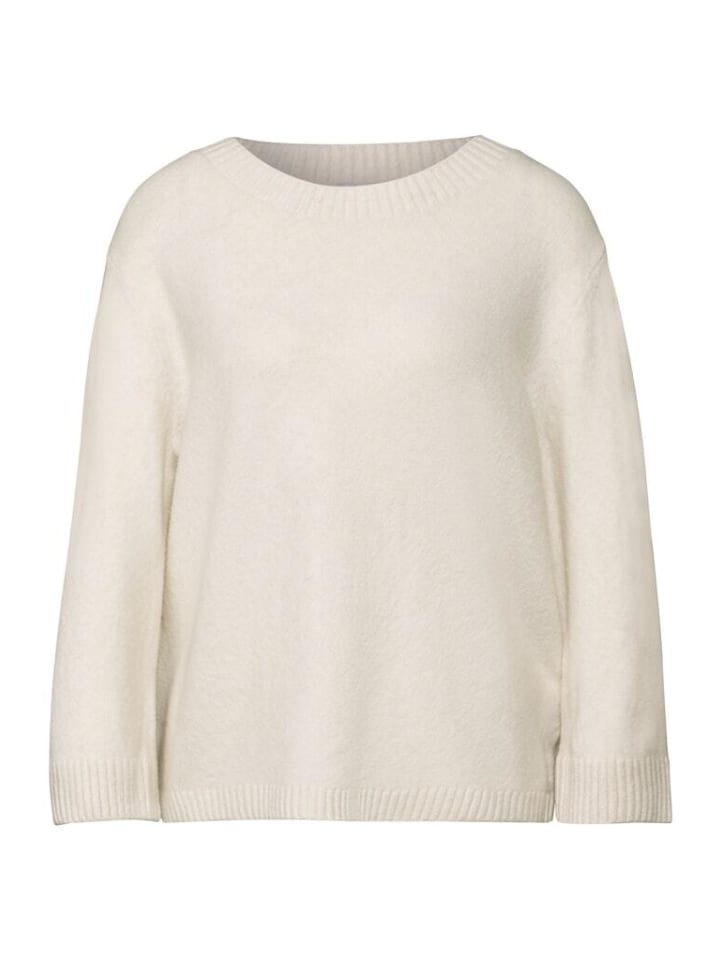 Street One Pullover in cream white melange günstig kaufen