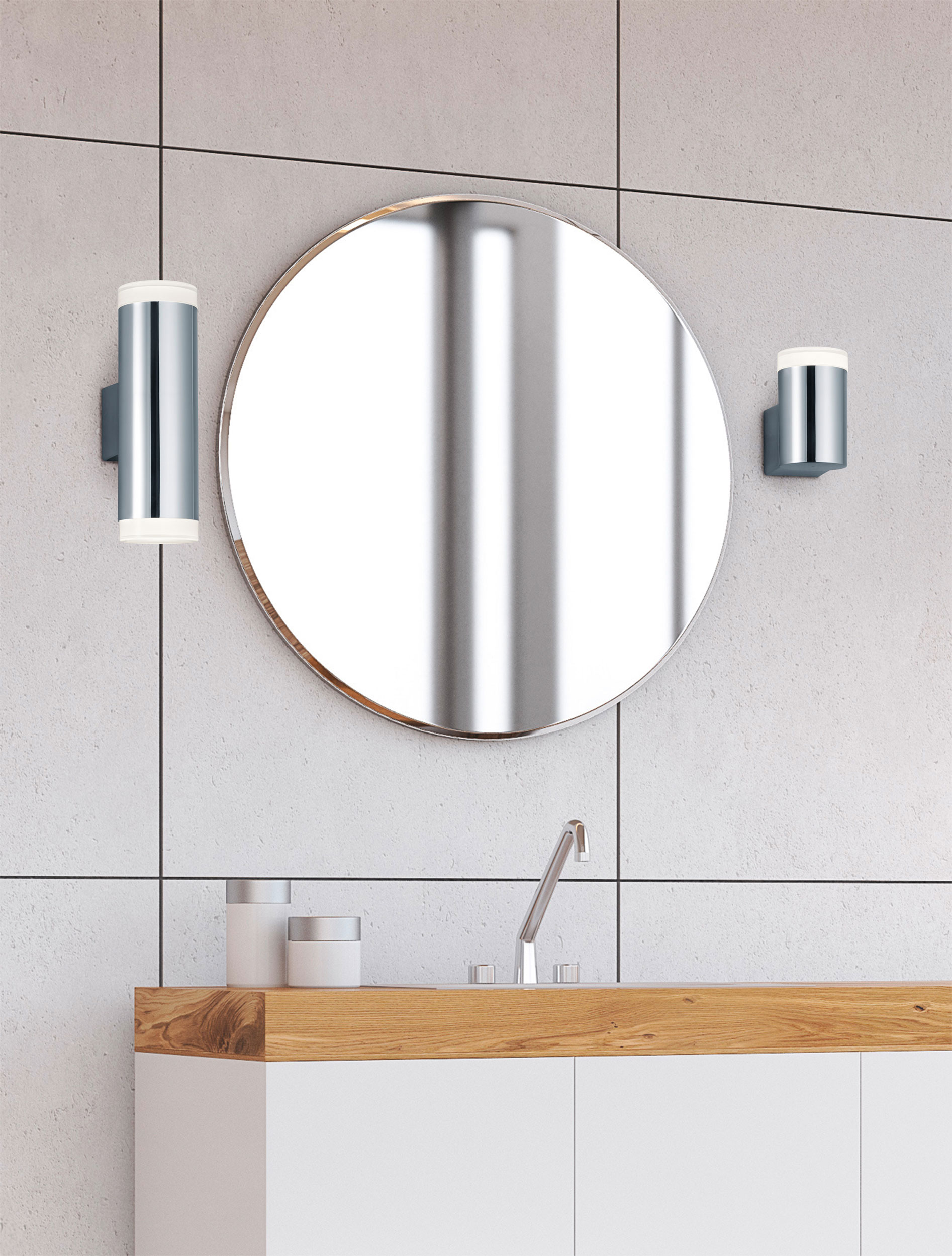 Trio LeuchtenLED-Wandleuchte 2flg
