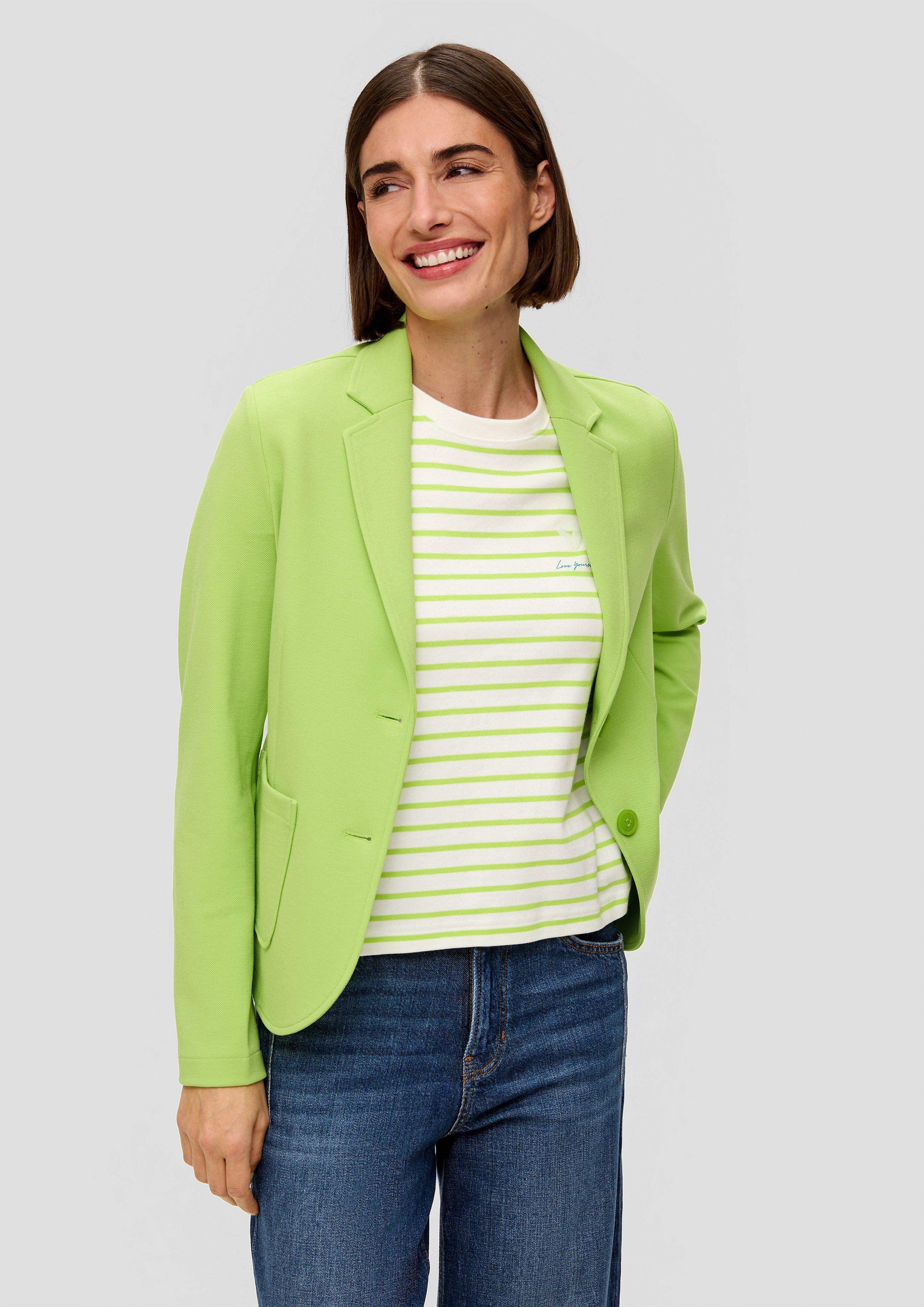 Blazer aus strukturiertem Jersey  2140914-7423