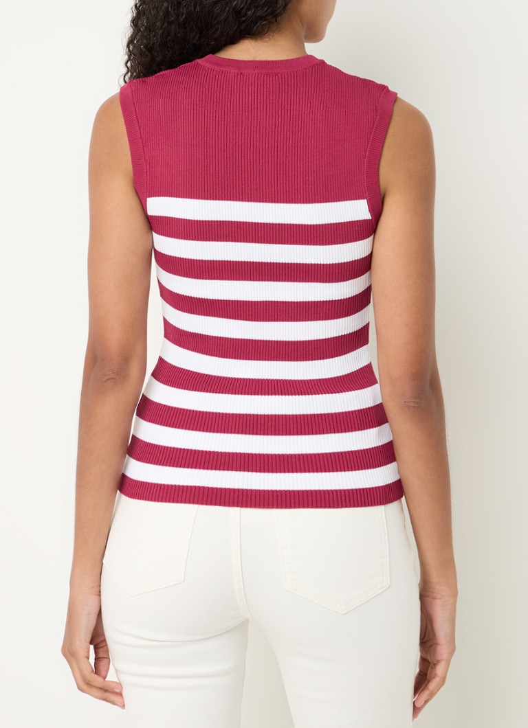 Maglia a coste Claude di Fifth House con stampa a righe