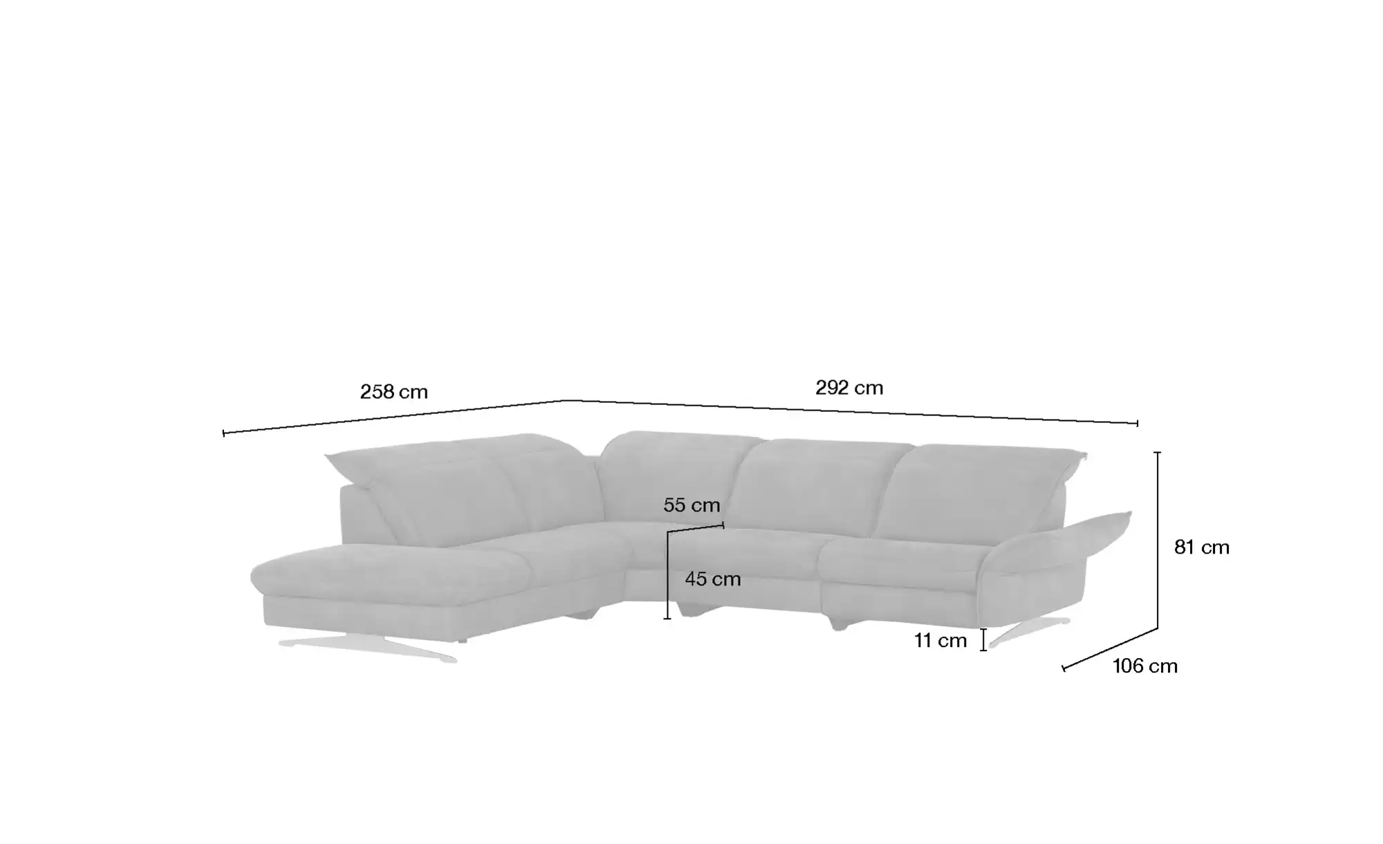 Hukla Ecksofa Michelle