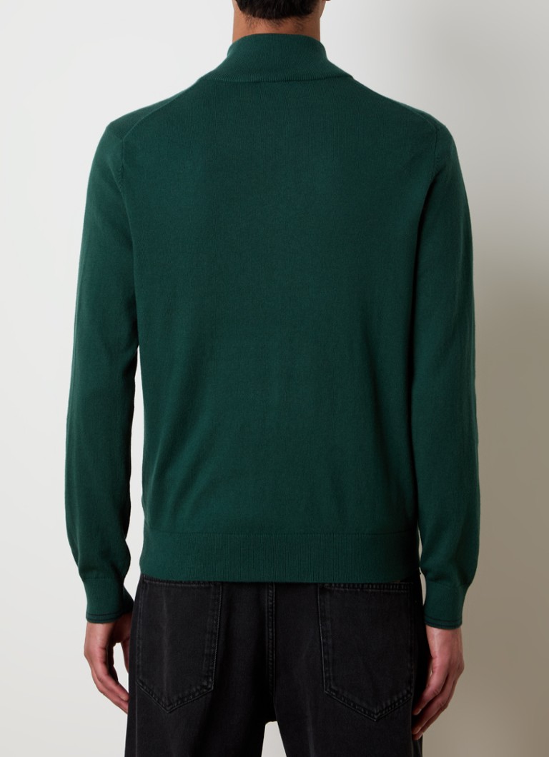 Pull PS Paul Smith en maille fine de laine mélangée avec demi-zip