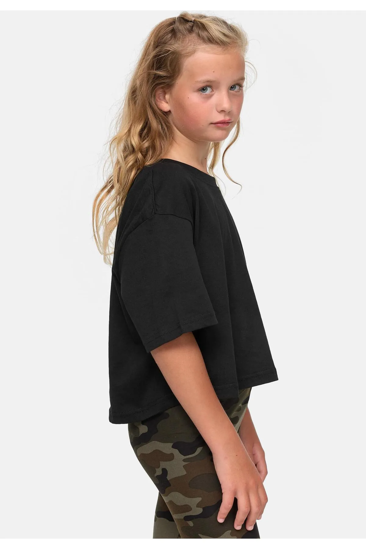 Urban Classics  Kurzes Kimono-T-Shirt für Mädchen