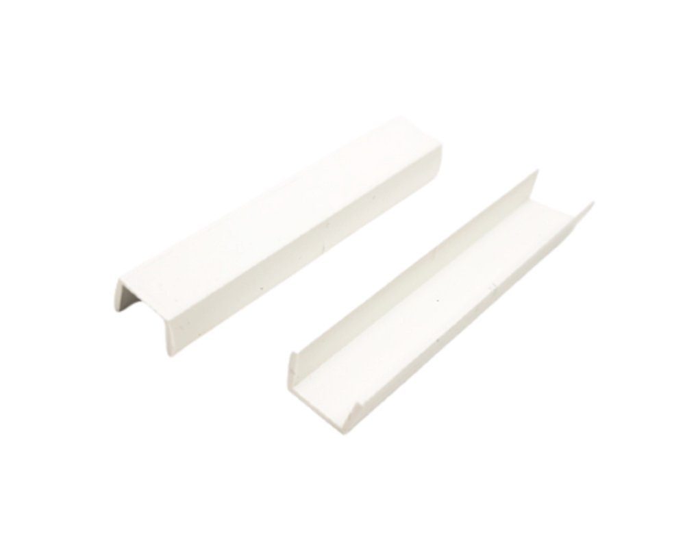 Vorhangschiene Vorhangschiene Gardinenschiene 1- 2 Läufig Zubehörset Weiß bis 6m, nm_trade, 1-läufig, 1-Lauf, 2-Lauf, weiß, ab 120 cm bis 600 cm, Set mi Gleitern