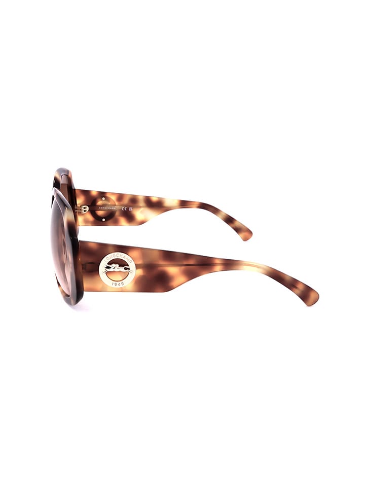 Longchamp Damen-Sonnenbrille in Braun/ Hellbraun günstig kaufen 59