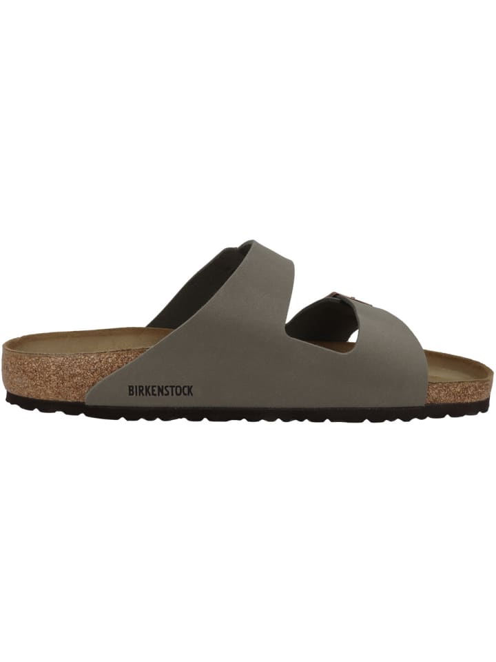 Birkenstock Sandale Arizona Birko-Flor Nubuk normal in grau günstig kaufen