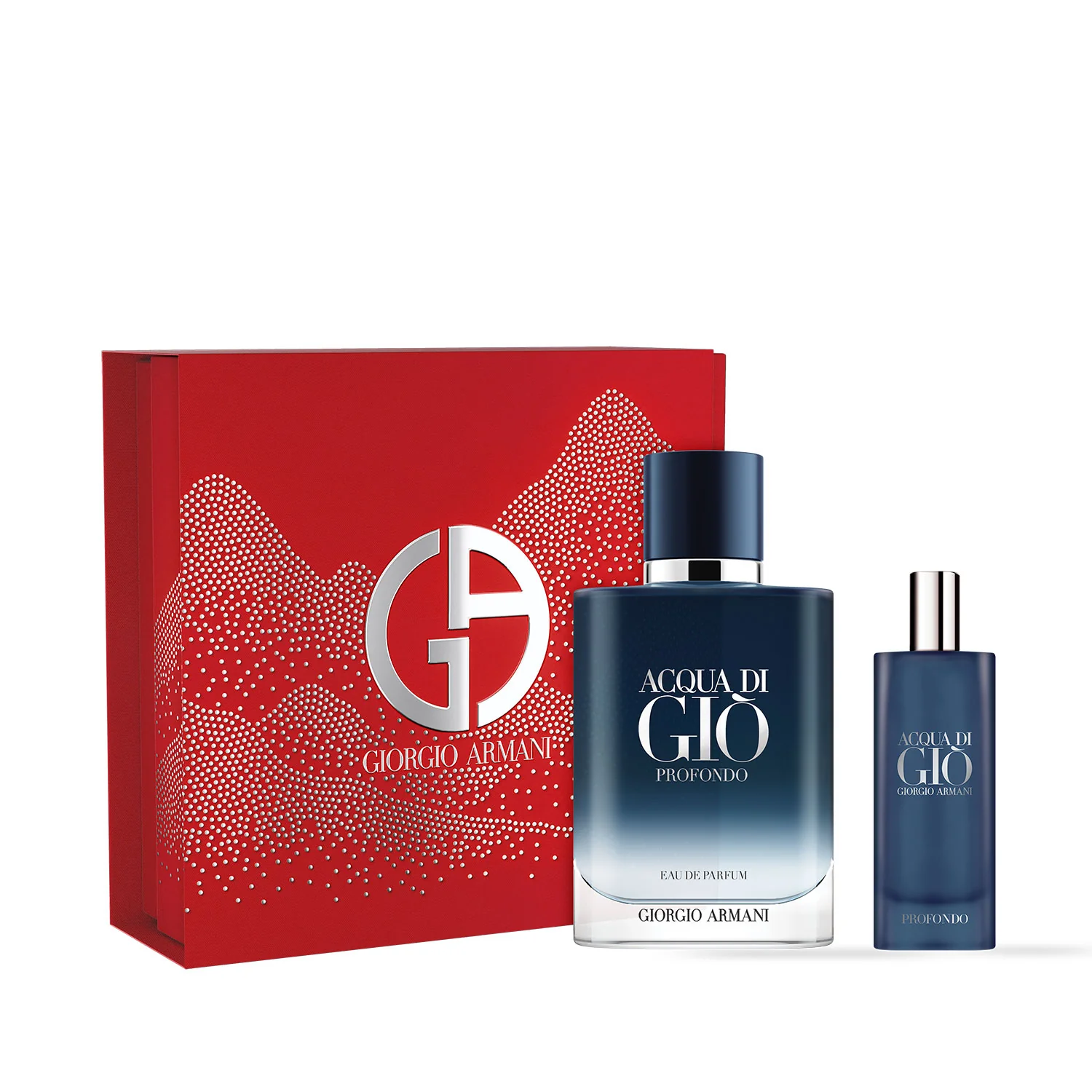 Acqua Di Giò Acqua Di Giò Profondo Eau de Parfum Gavesett - Parfymegavesett for menn, Eau de Parfum