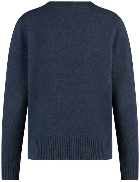 Strickpullover mit Ziersteinchen