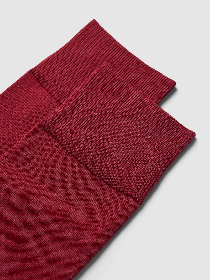 Socken mit Label-Details in bordeaux rot