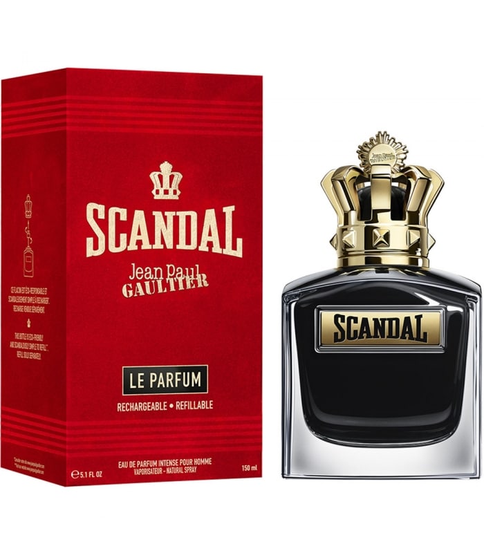 Jean Paul Gaultier-SCANDAL POUR HOMME LE PARFUM-Eau de Parfum Intense Vaporisateur Rechargeable