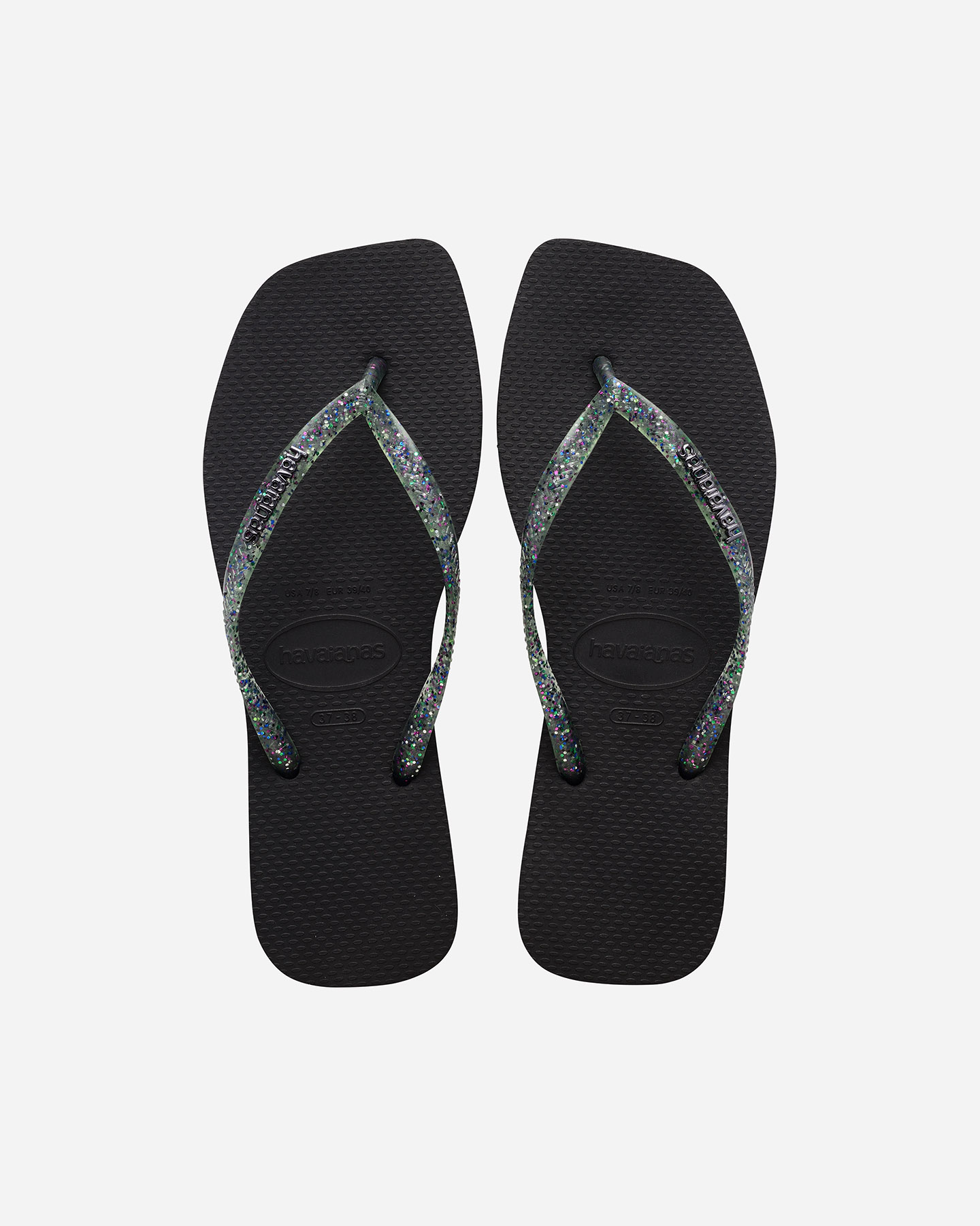 Infradito Havaianas Slim Square Logo Metallic W 4148257-0090