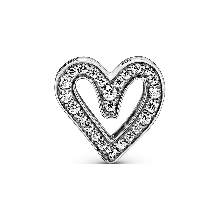 Pandora Charm Moments Funkelndes Freihand-Herz