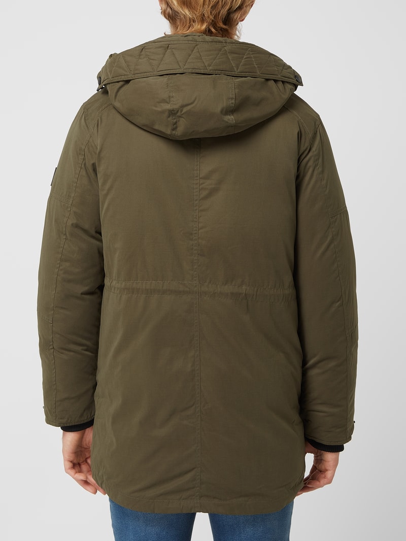 Parka mit Baumwoll-Anteil in olivgrün