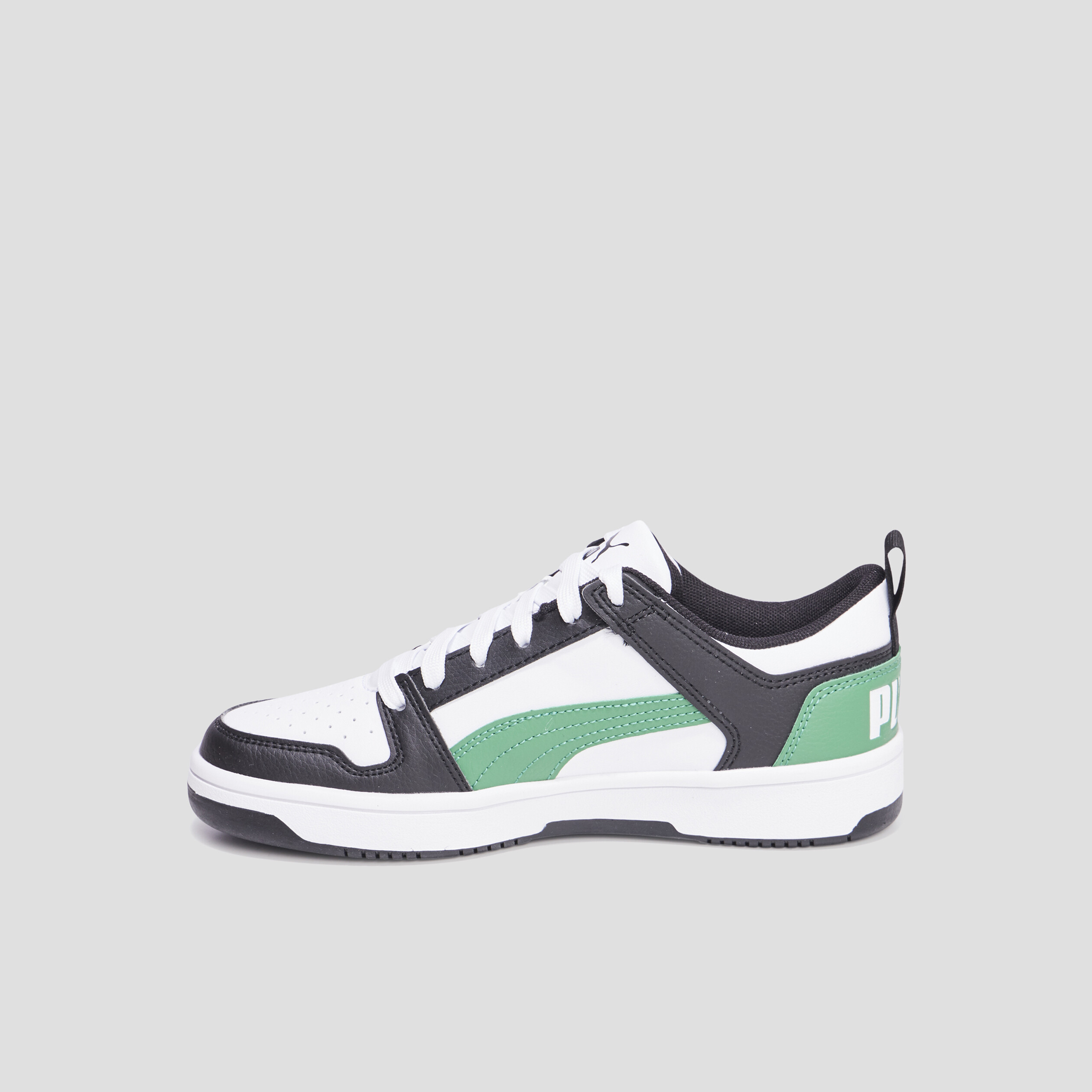 Tennis basse à lacets Puma Rebound vert garçon | La Halle