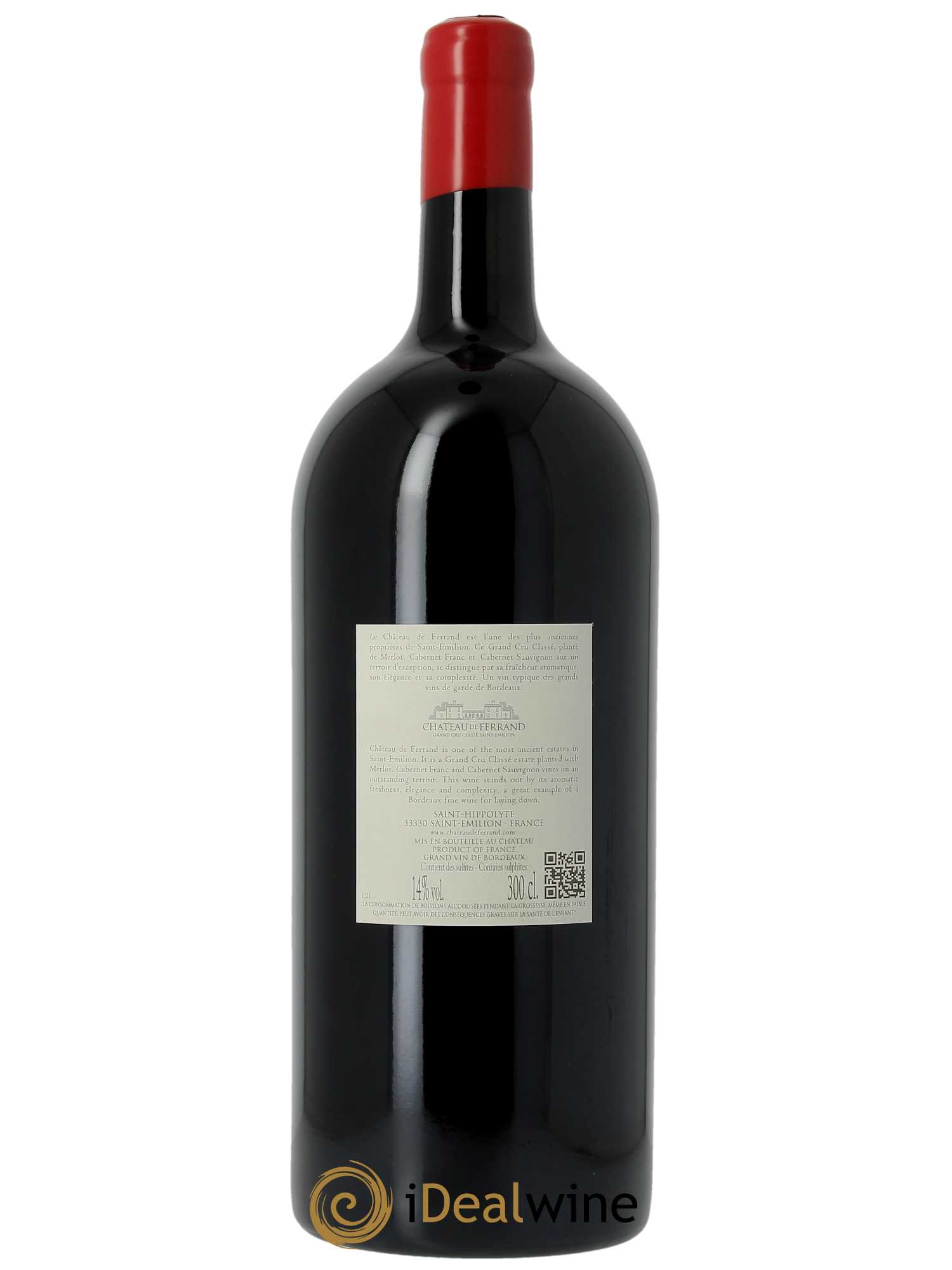 Château de Ferrand Grand Cru Classé  2021 - Lot de 1 Double-magnum