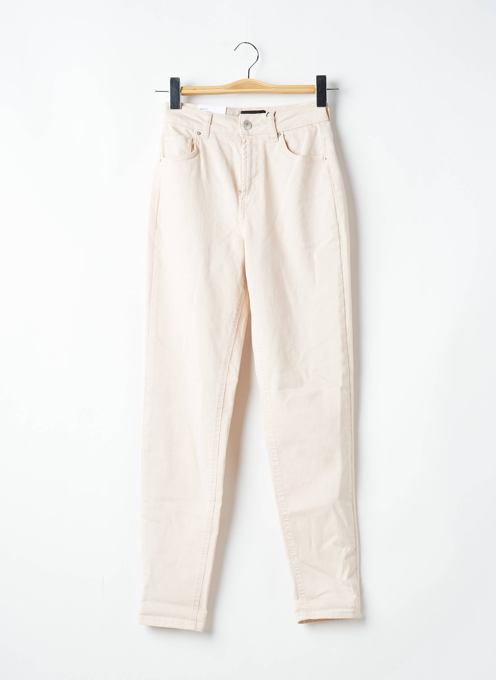 Pieces Jean Mom Femme couleur rose