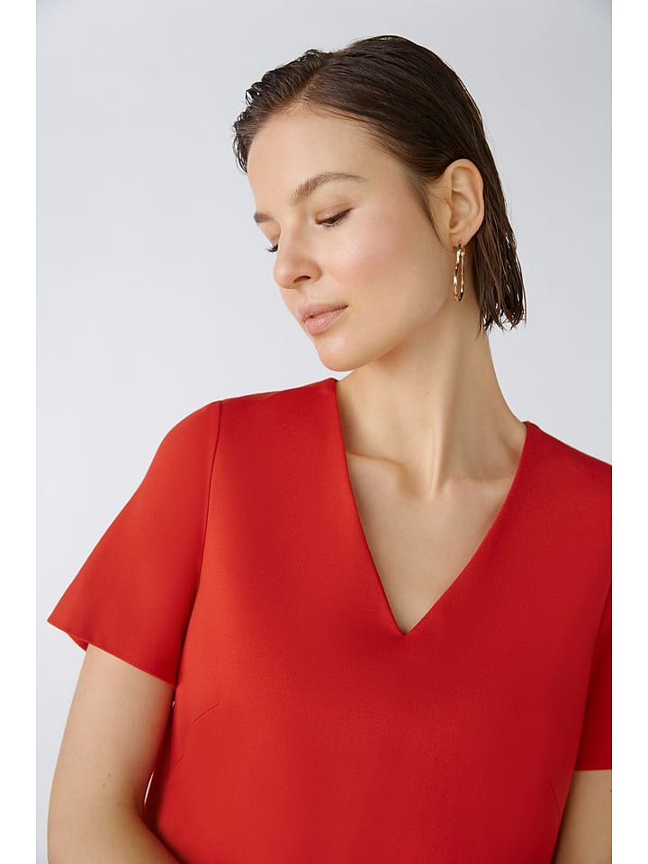 Oui Kleid in Rot günstig kaufen