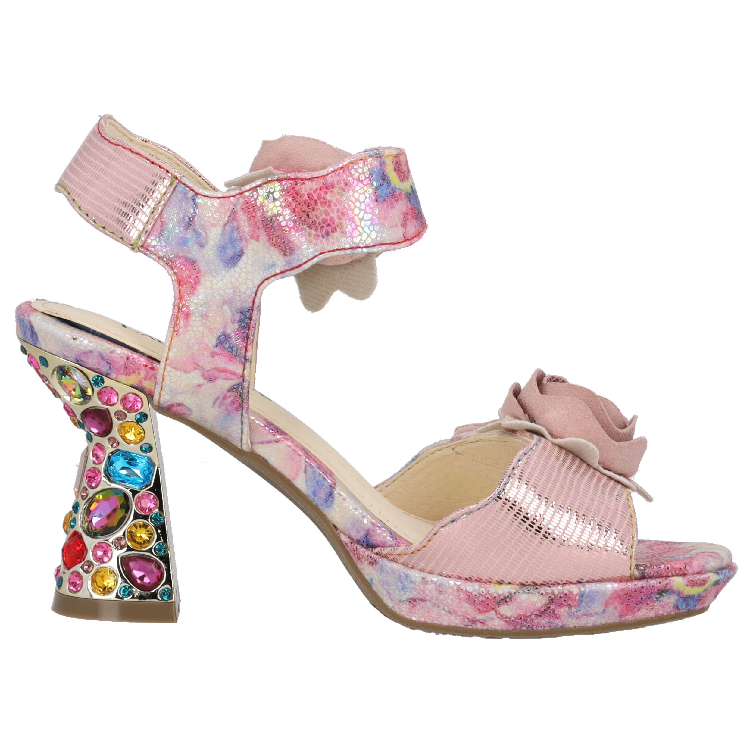 Laura Vita Hicao 624, Plateau-Sandaletten, Damen, Rosa