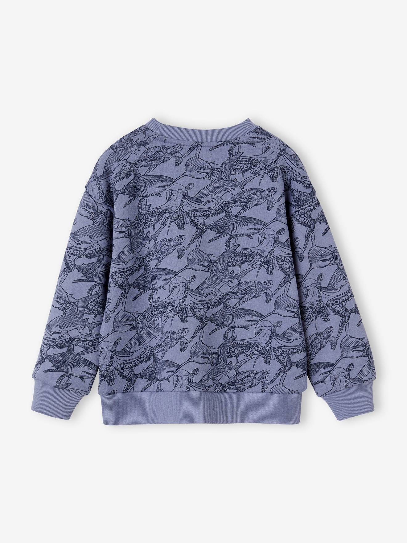 Vertbaudet Jungen Sweatshirt mit Recycling-Polyester - grün