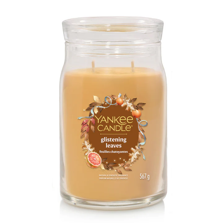 Vela aromática Signature Jar Candles Glistening Leaves