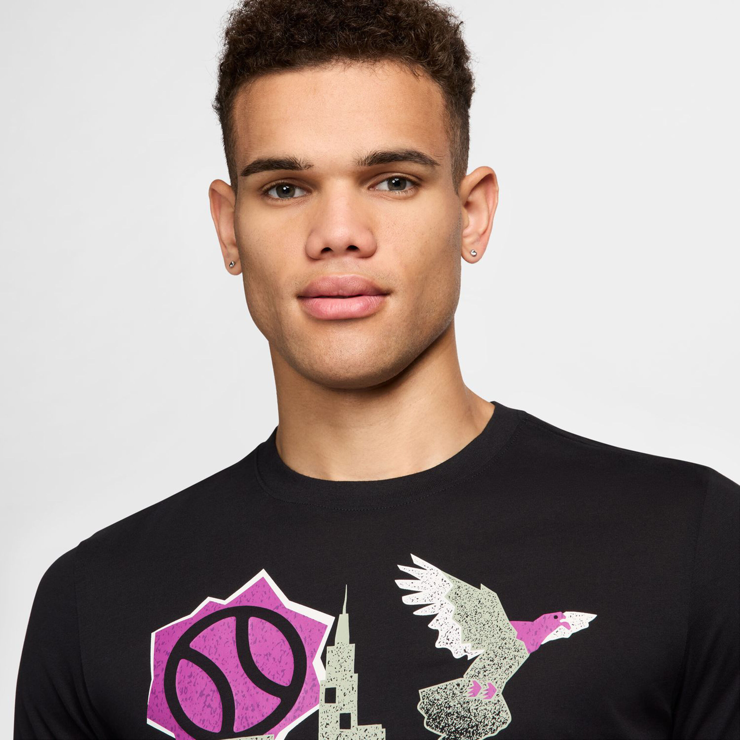 Dri-Fit OC T-Shirt Herren - Schwarz, Mehrfarbig