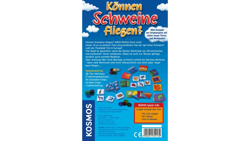 KOSMOS - Können Schweine fliegen? - Mitbringspiel