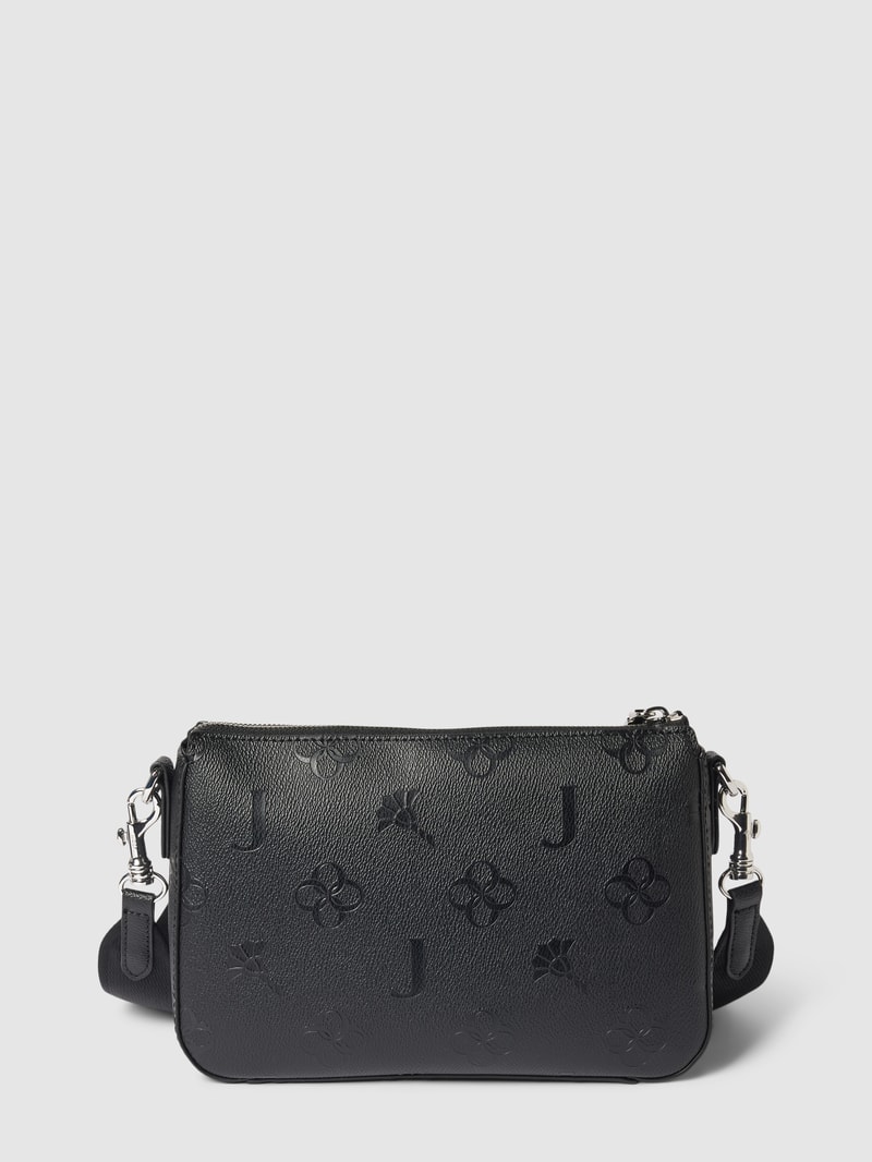 Handtasche mit Logo-Muster Modell 'jasmina' in black
