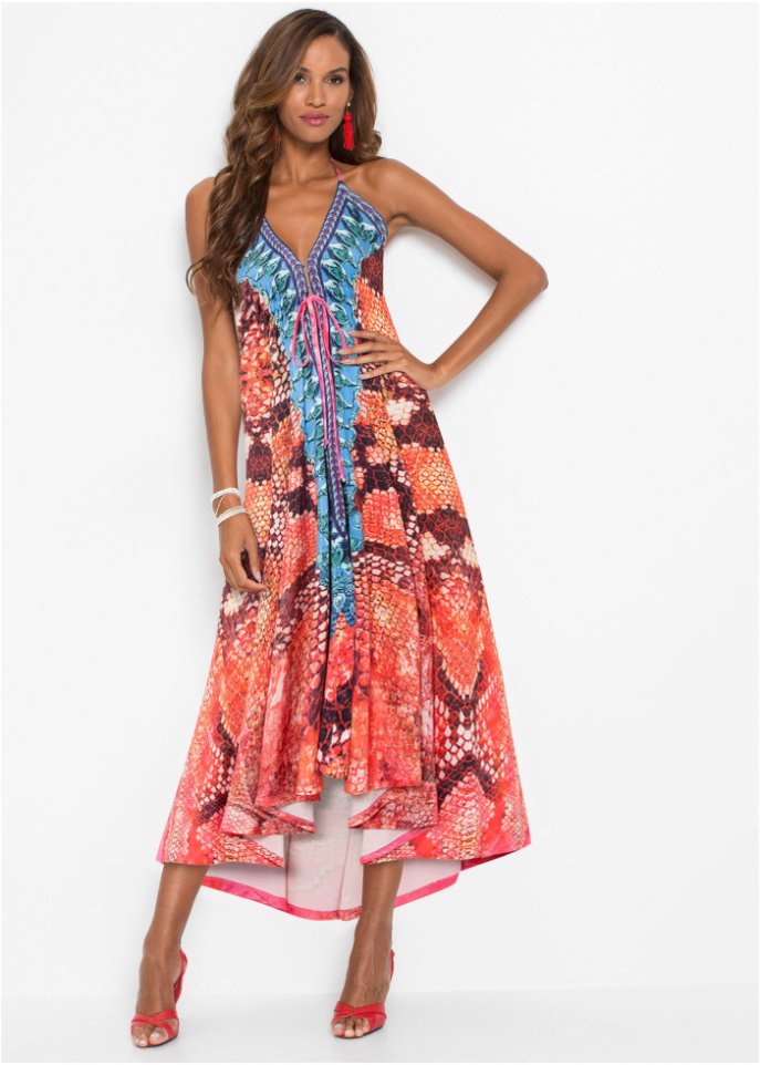 Kleid mit Schlangenprint