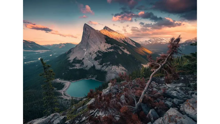 Ravensburger Puzzle - Abends in den Rocky Mountains, 1000 Teile