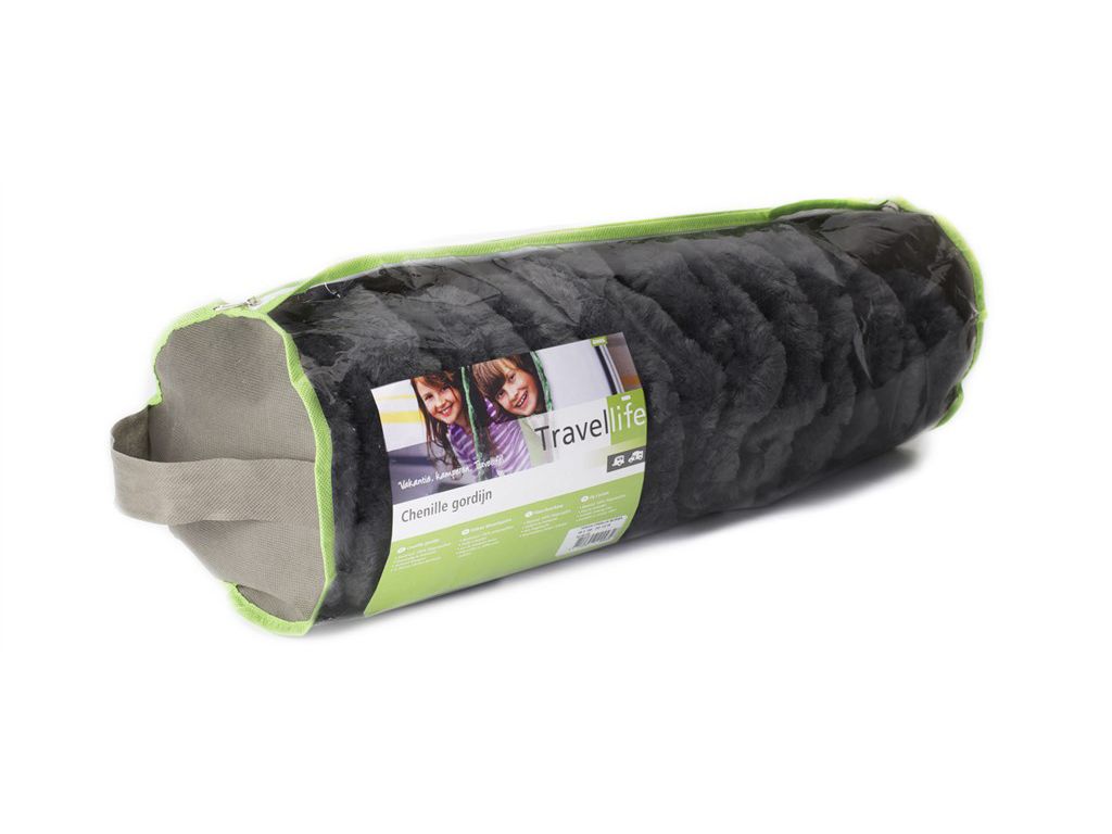Travellife 56 x 185 cm anthrazit Chenille-Vorhang