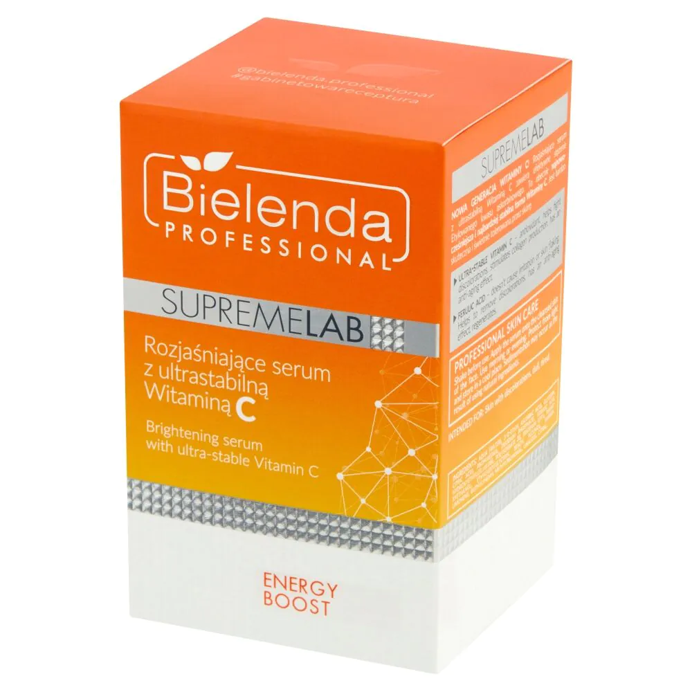 Bielenda Professional Energy Boost Brightening Serum med stabil C-vitamin