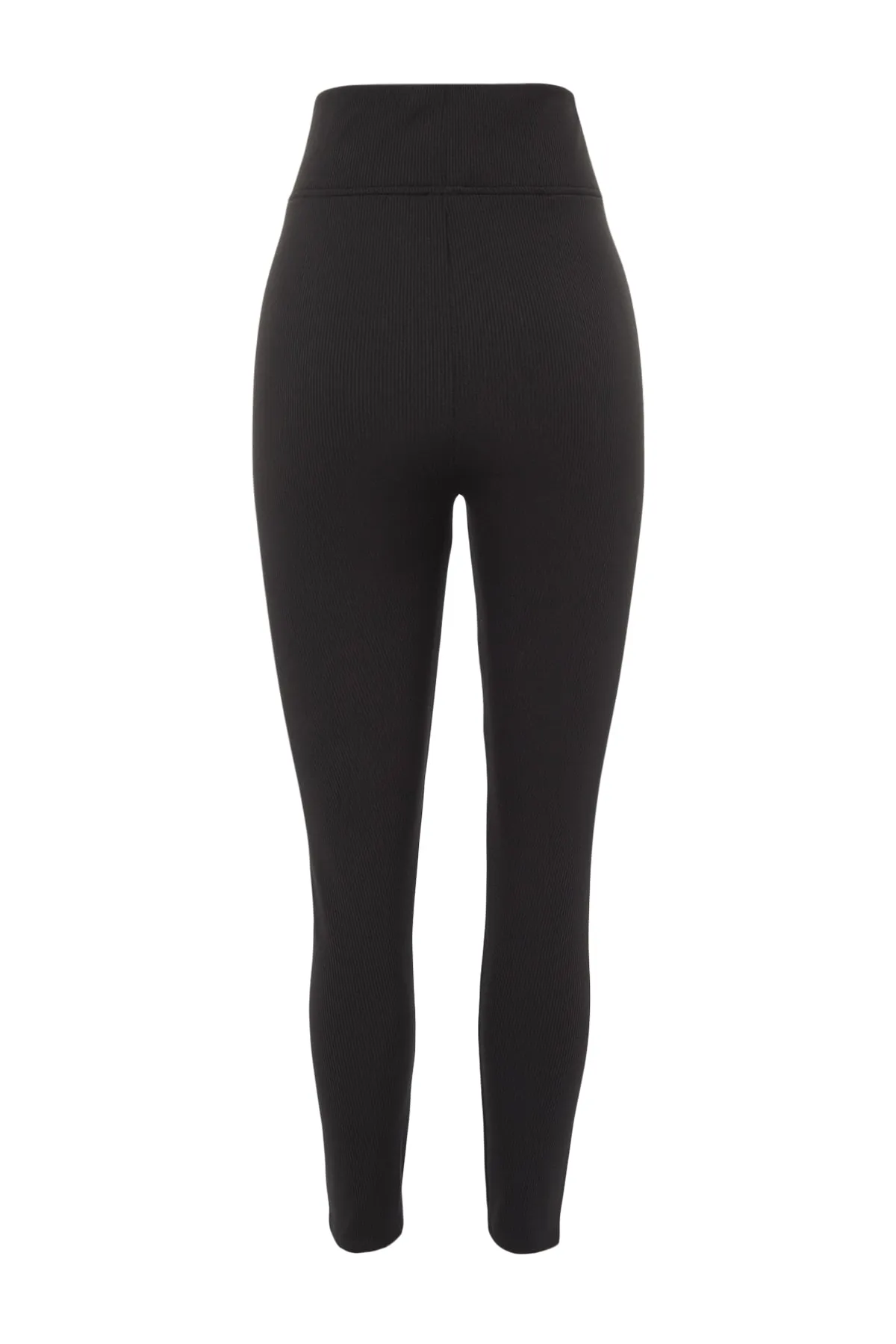 Trendyol Curve  Schwarze Strickstrumpfhose mit Fleece-Innenseite TBBAW23BV00017