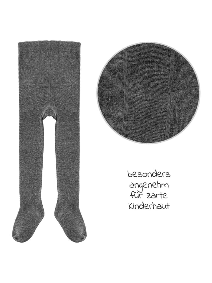 LaLoona Strumpfhose 2er Pack - Dunkelgrau - in grau günstig kaufen