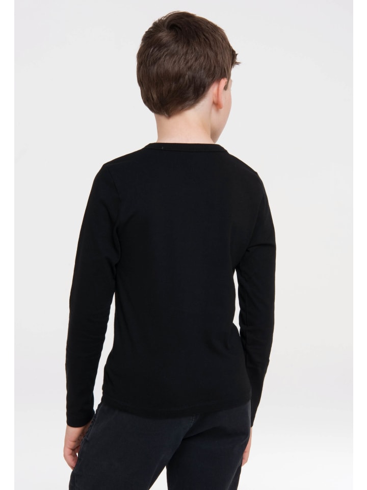 Logoshirt Kinder-Langarmshirt Harry Potter in schwarz günstig kaufen