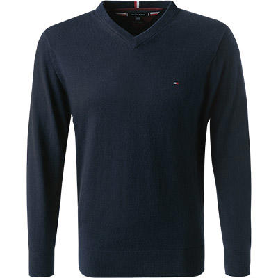 Tommy Hilfiger, Pullover, Pima Baumwolle-Kaschmir, nachtblau