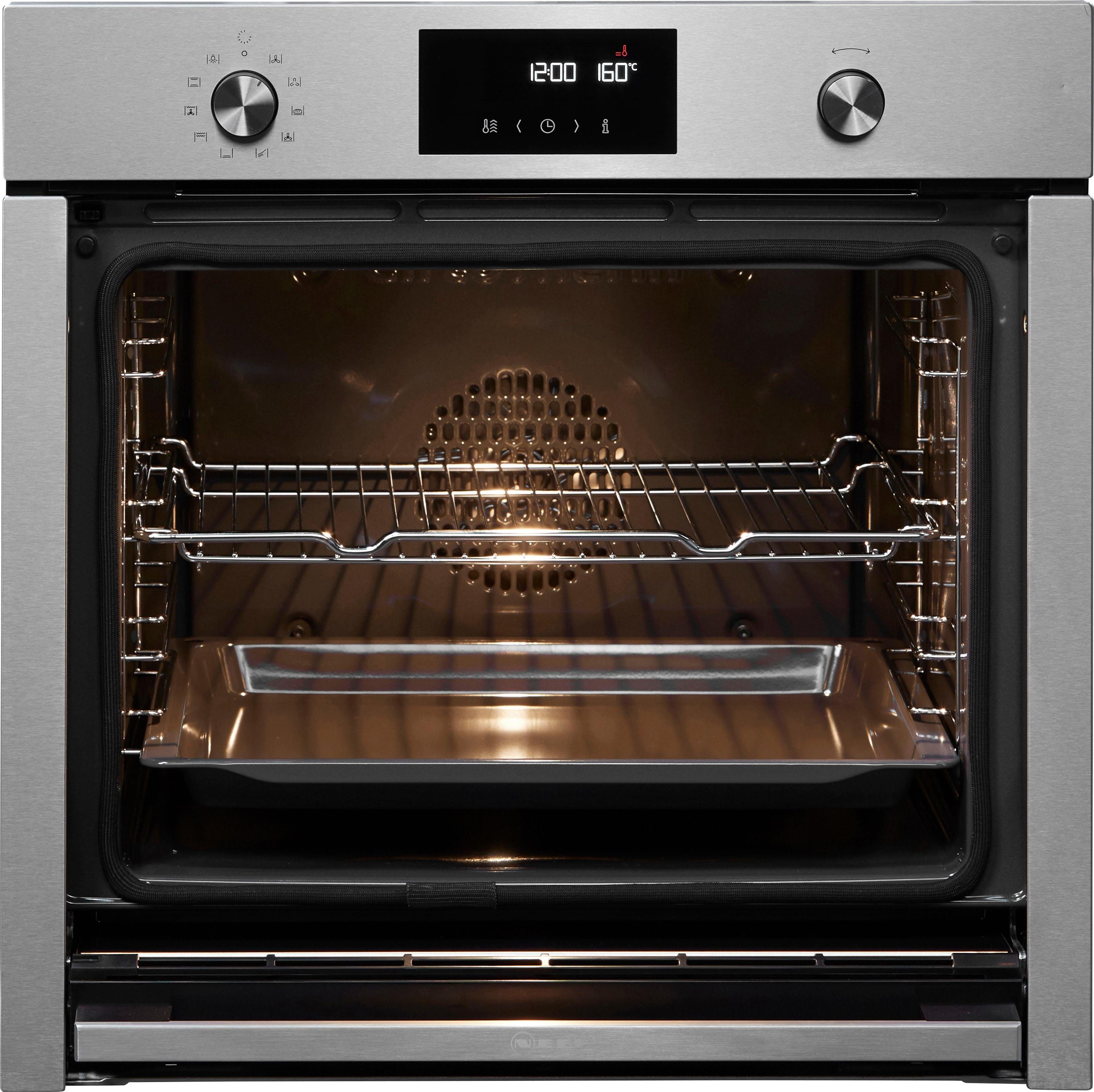 NEFF Einbaubackofen N 50 B5CCH7AN0, mit Teleskopauszug nachrüstbar, Pyrolyse-Selbstreinigung, mit Slide&Hide®